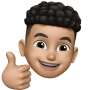 Romaen memoji avatar - designer and engineer